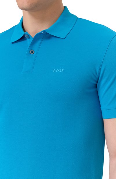 Хлопковое поло BOSS, арт. 50468362, фото 5