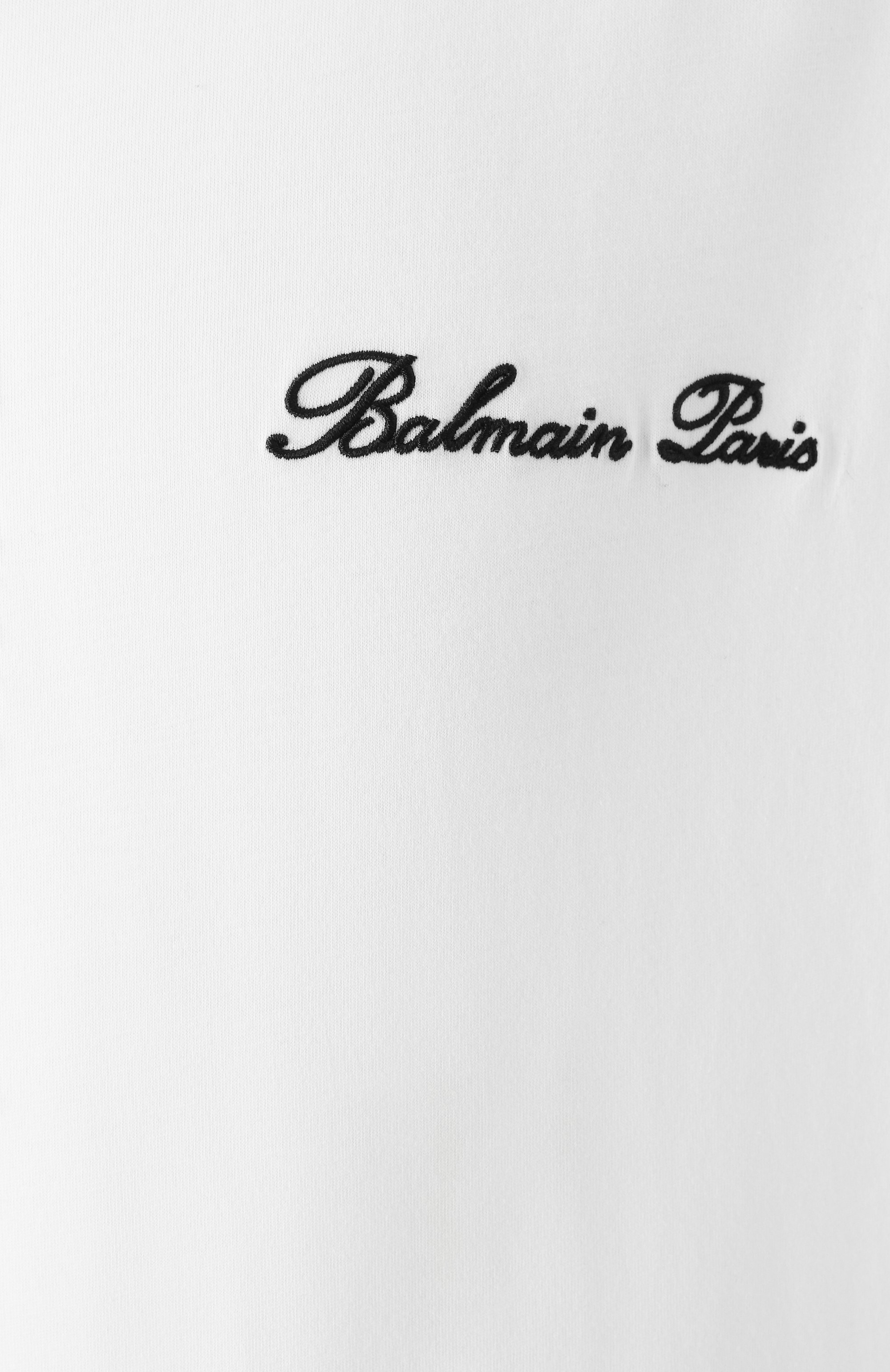 Хлопковая футболка BALMAIN, арт. DH1EG010/BC68, фото 6