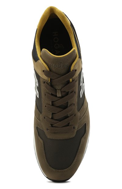 Комбинированные кроссовки HOGAN, арт. HXM3210Y860P9S, фото 5