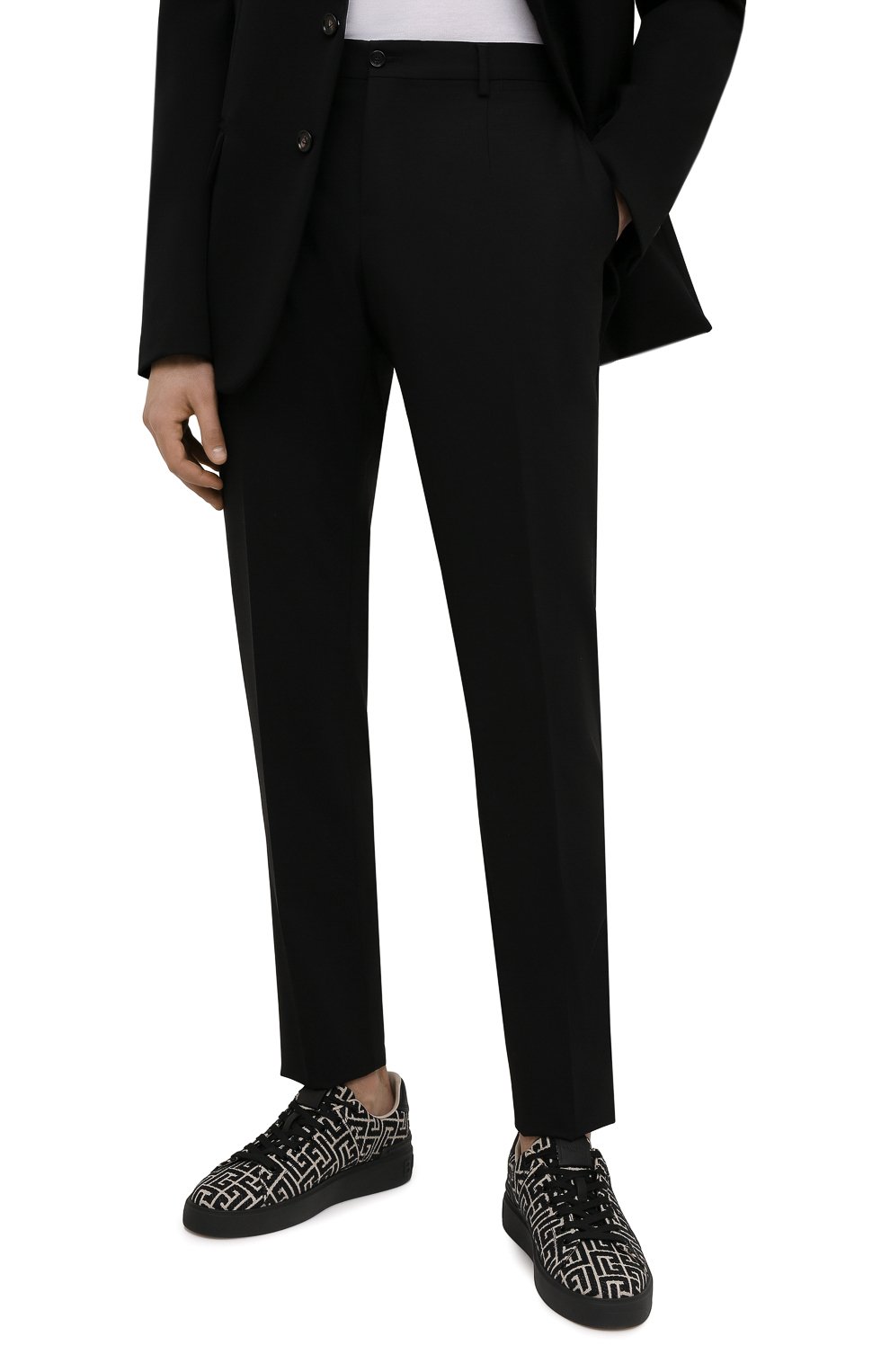 Текстильные кеды b-court BALMAIN, арт. WM0VI244/TJMS, фото 3