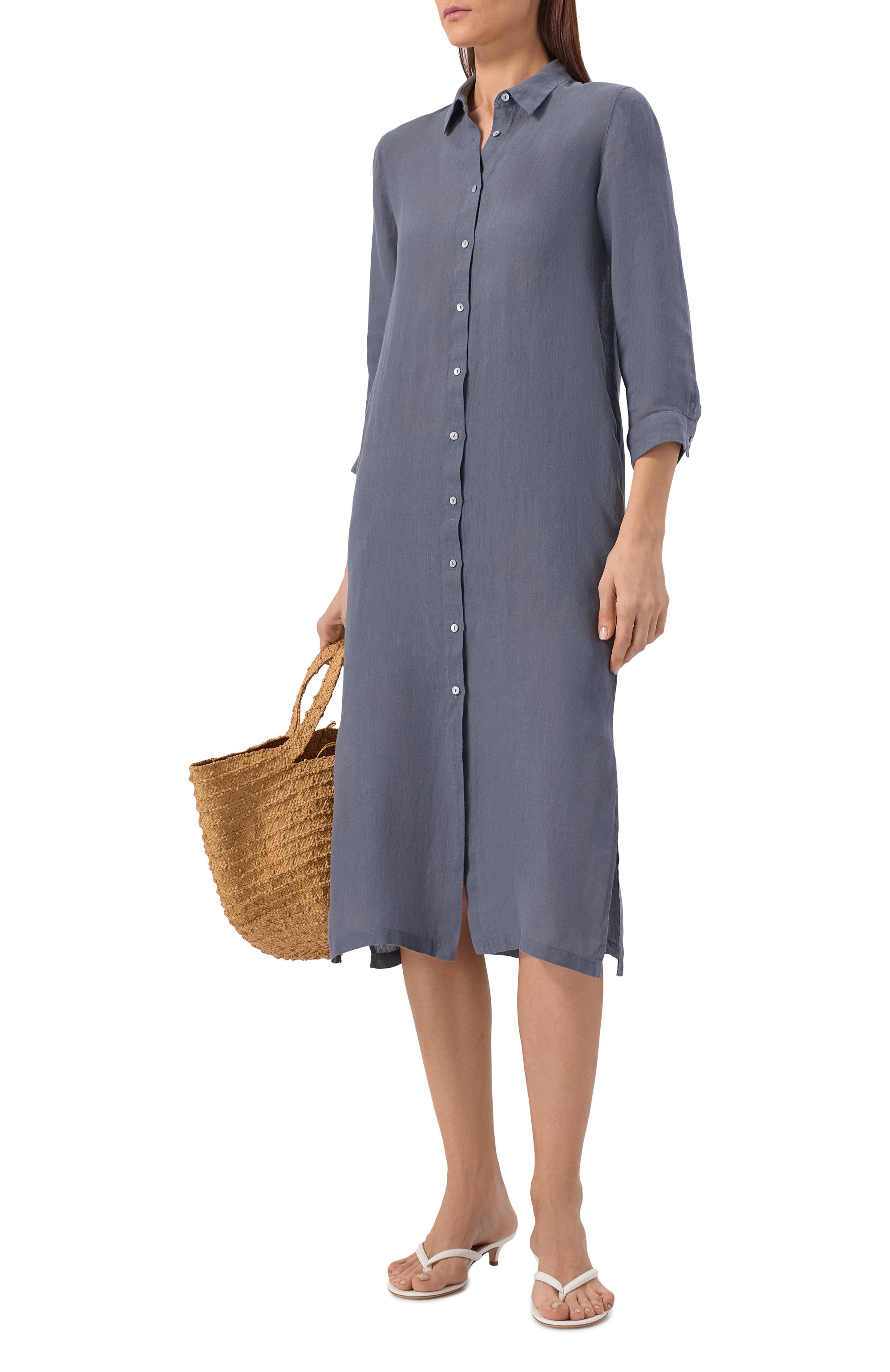 Льняное платье 120% LINO, арт. 33ALIW4759/0000115, фото 2