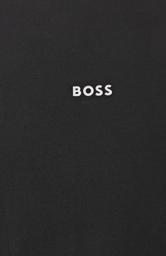 Мужская хлопковый лонгслив BOSS ORANGE черного цвета, арт. 50473286 | Фото 6 (Длина (для топов): Стандартные; Материал внешний: Хлопок; Драгоценные камни: Проставлено; Рукава: Длинные; Материал сплава: Проставлено; Стили: Кэжуэл; Принт: Без принта; Мужское Кросс-КТ: Футболка-одежда; Кросс-КТ: Джерси)
