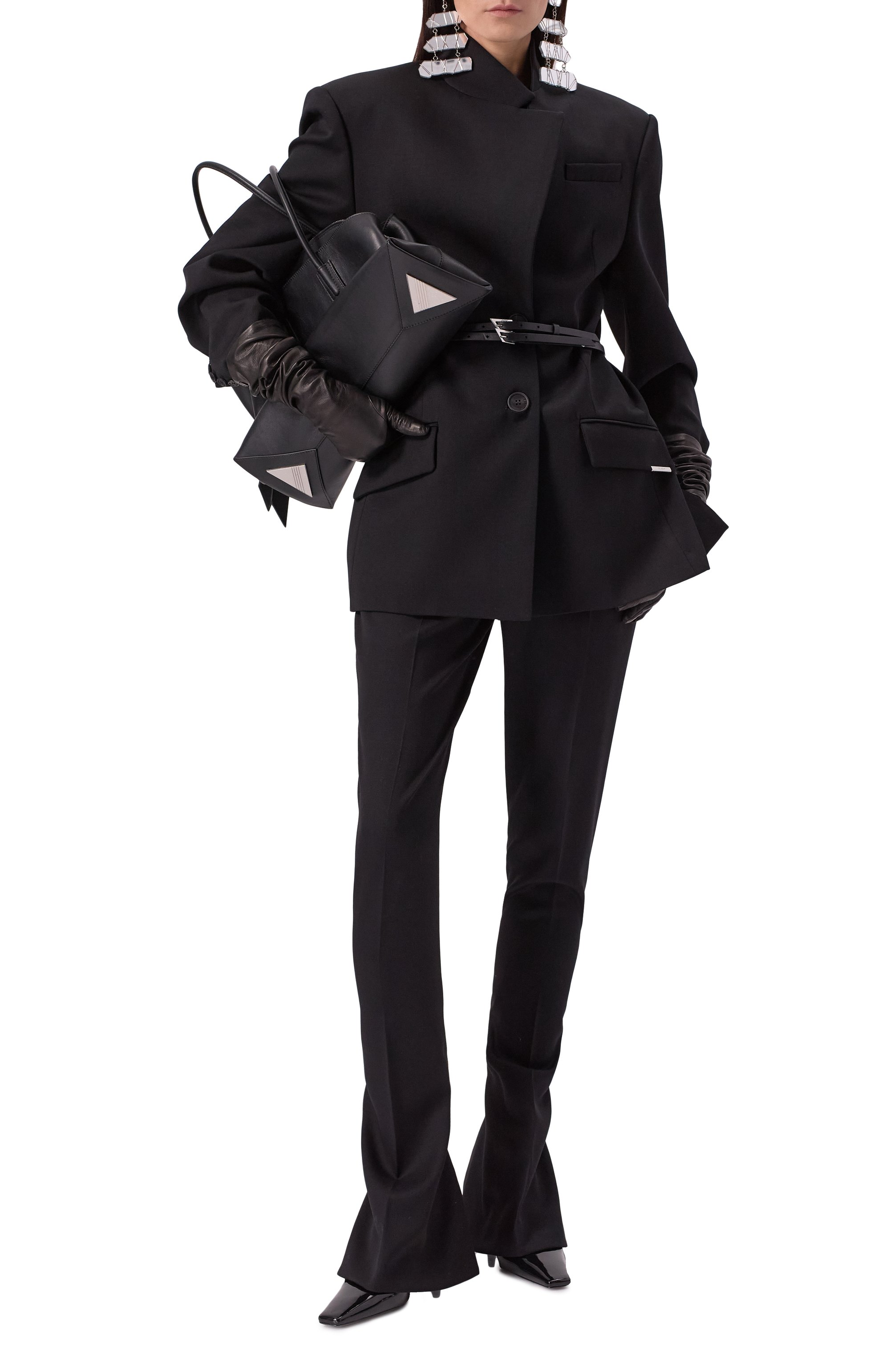 Шерстяные брюки THE ATTICO, арт. 250WCP00250/WWW046AA, фото 2