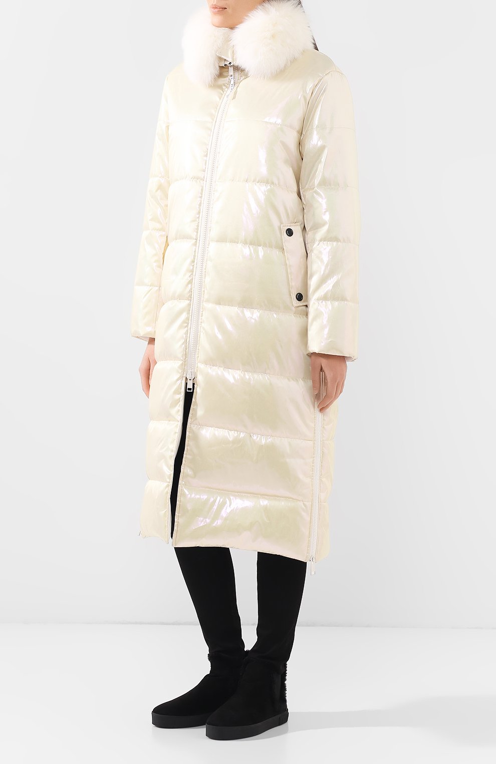 Пуховик с капюшоном YS ARMY PARIS, арт. 9EFM02515D0RD, фото 3