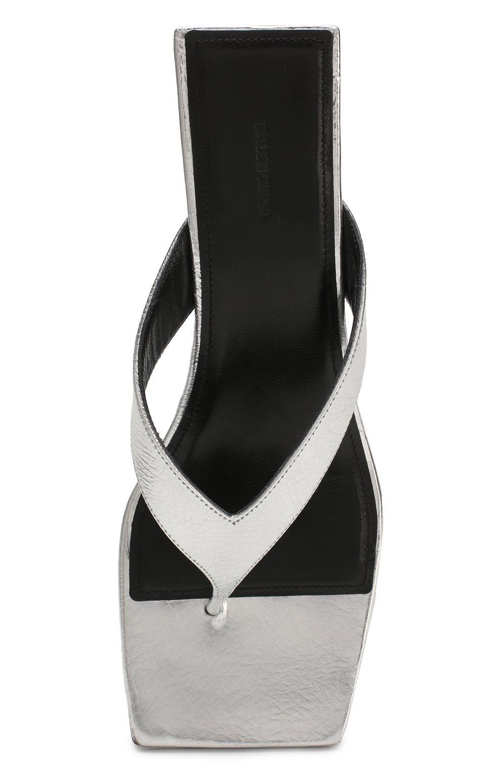 Кожаные мюли double square BALENCIAGA, арт. 609639/WA973, фото 5