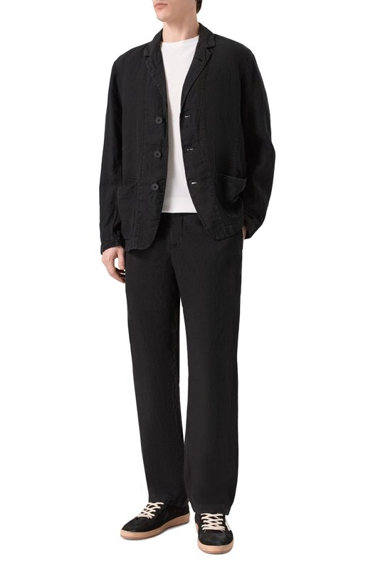 Льняные брюки Transit CFUTRCD130 Чёрный  CFUTRCD130 Фото 2