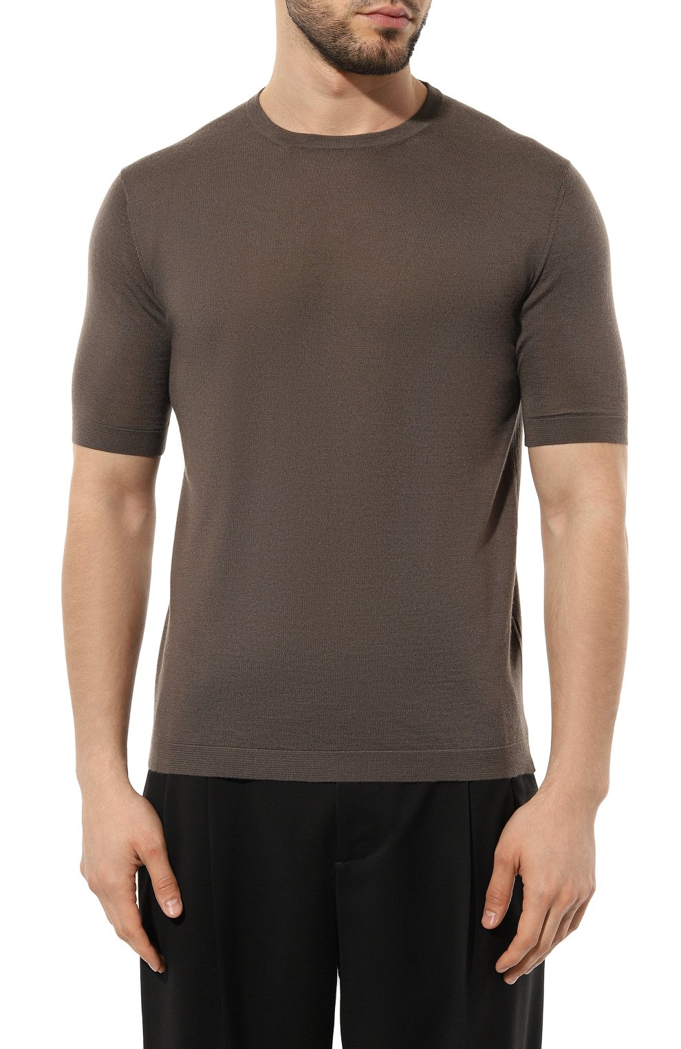 Джемпер из шерсти и шелка ANDREA CAMPAGNA, арт. TS0MC/LSC18R, фото 3