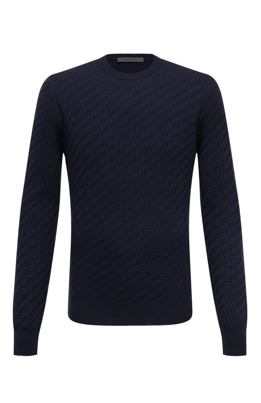 Шерстяной джемпер Corneliani 94M505-9425115 Синий 94M505-9425115