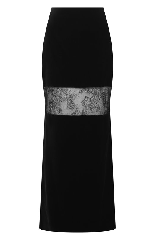 Бархатная юбка Nina Ricci 25ACJU023/C01100 Чёрный 25ACJU023/C01100