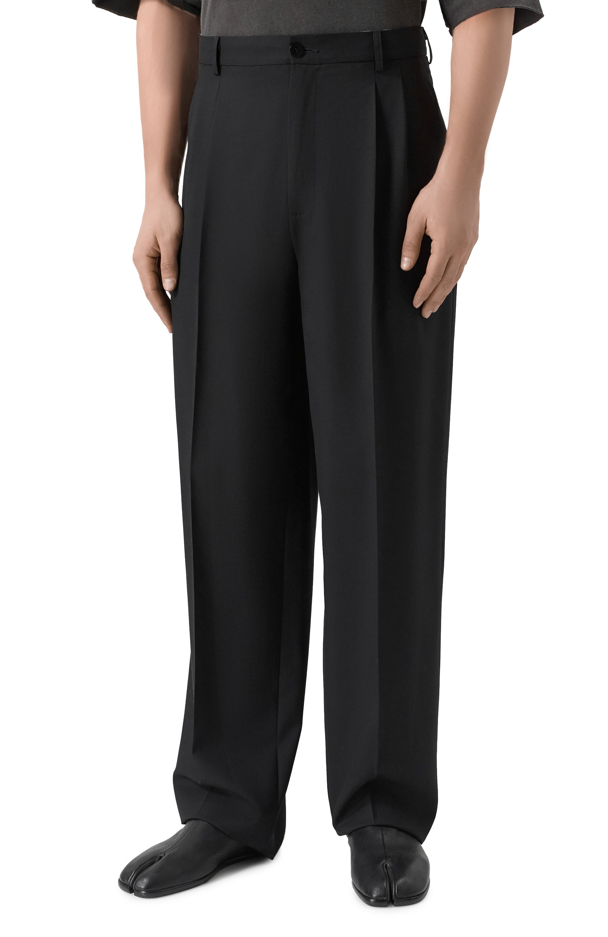 Шерстяные брюки MAGLIANO черного цвета по цене 99500 руб., арт. MGSS26PA02073, фото 3 Шерстяные брюки MAGLIANO, арт. MGSS26PA02073, фото 3