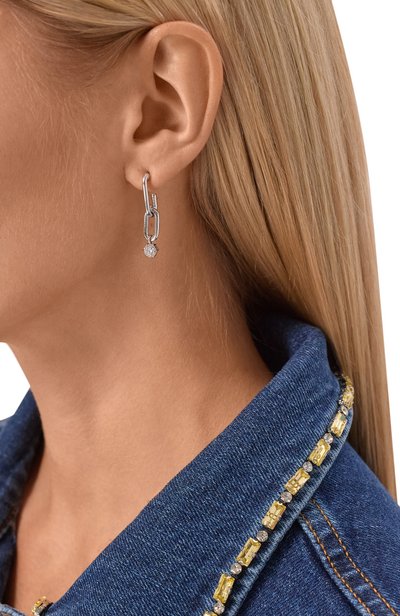 Серьги constella SWAROVSKI серебряного цвета по цене 15250 руб., арт. 5728584, фото 2 Серьги constella SWAROVSKI, арт. 5728584, фото 2