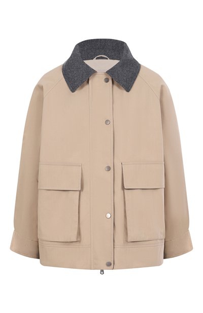 Женская хлопковая куртка BRUNELLO CUCINELLI, арт. MM5397907P