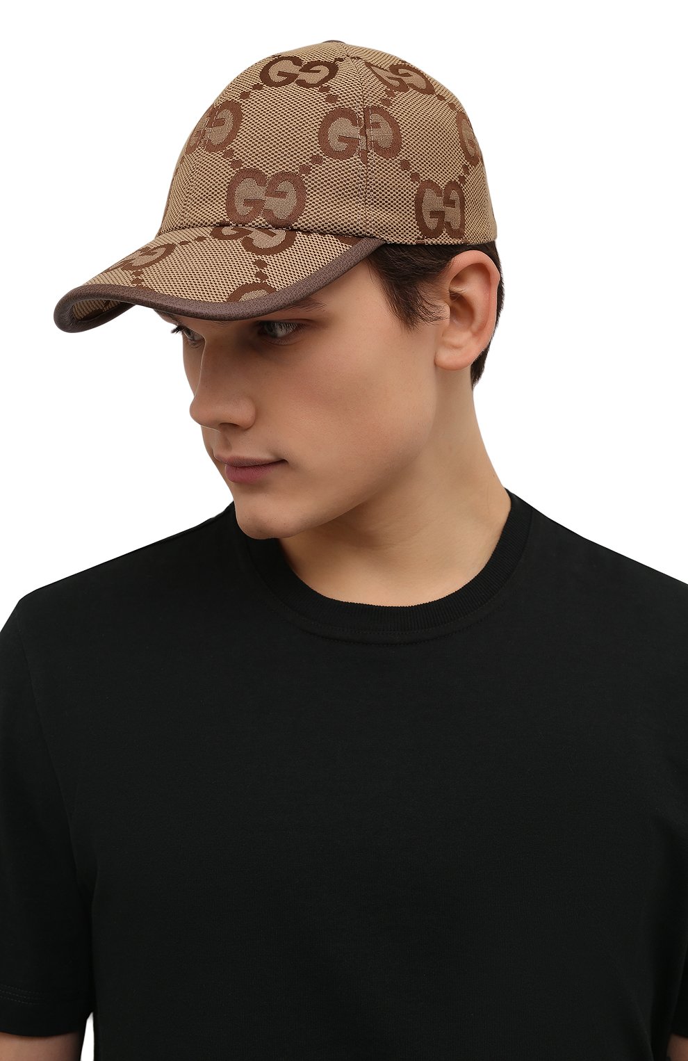 Хлопковая бейсболка GUCCI, арт. 681264/3HAGJ, фото 2