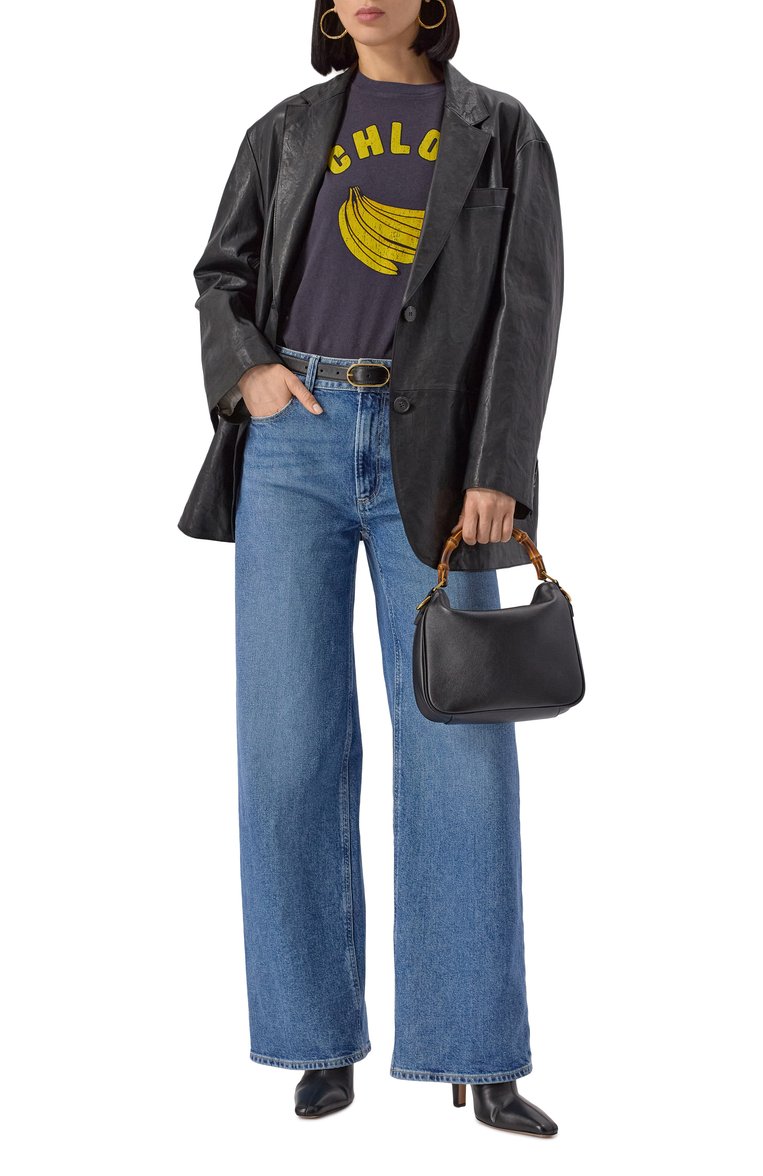 Женская сумка diana small GUCCI черного цвета, арт. 746251/UAAAY | Фото 7 (Ремень/цепочка: На ремешке; Автоматизация состава: Проставлено; Материал: Натуральная кожа; Автоматизация ТО: Проставлено; Размер: small)