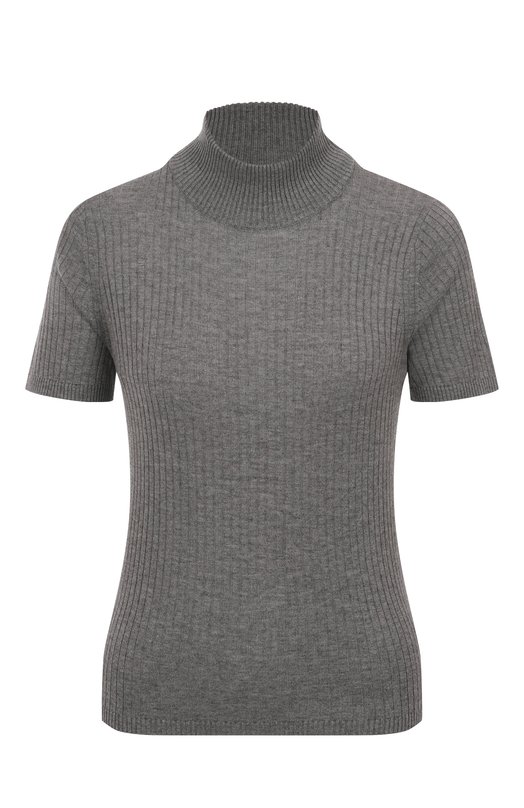 Топ из шелка и шерсти Max Mara Studio JANGY Серый JANGY