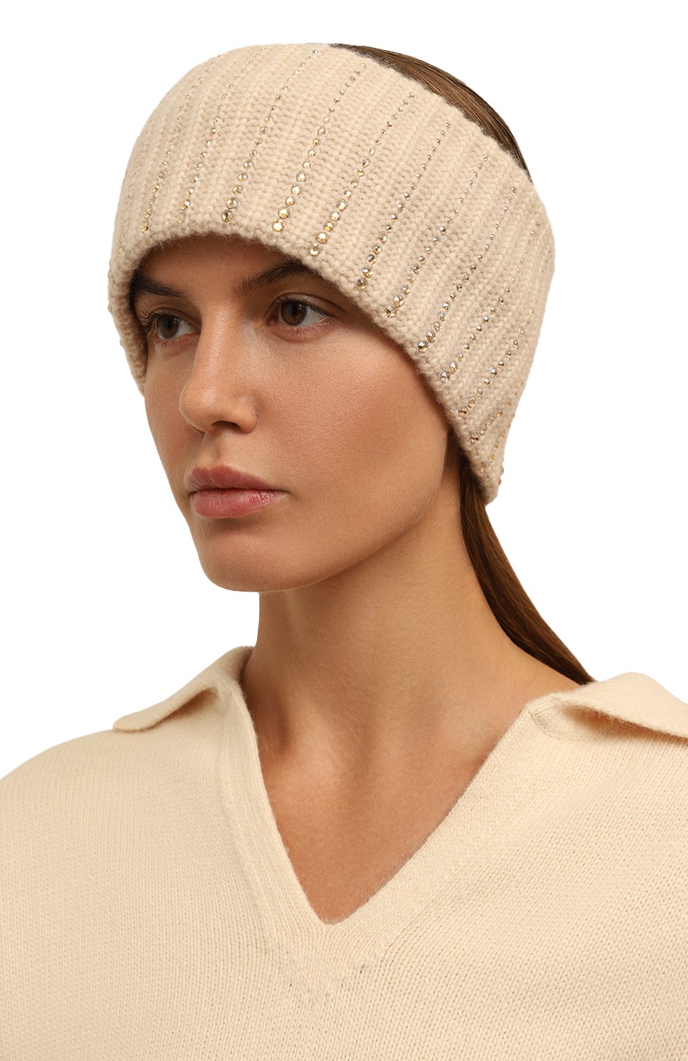 Кашемировая повязка на голову WILLIAM SHARP, арт. A151-1, фото 2