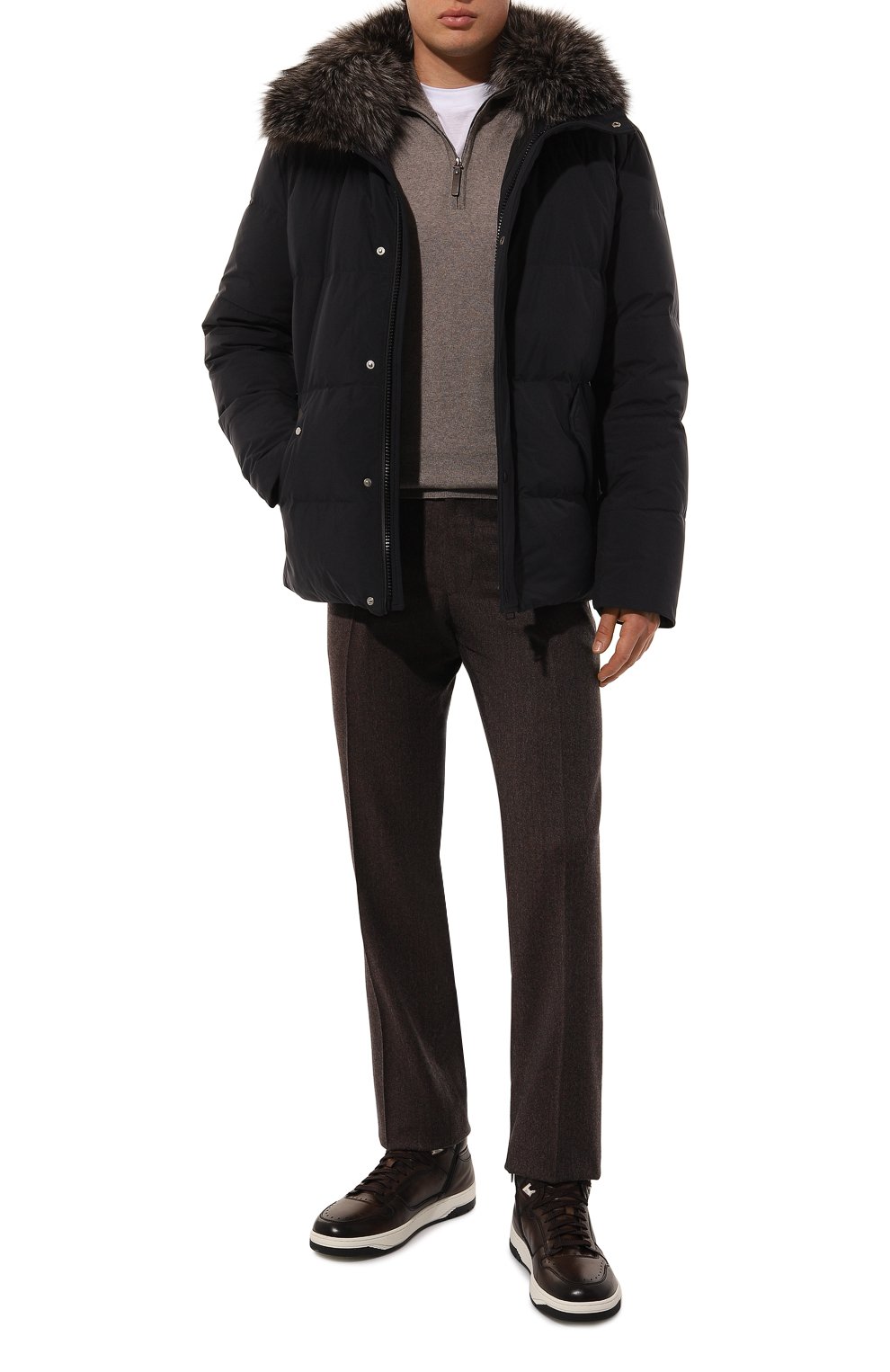 Пуховик с отделкой из песца YVES SALOMON, арт. 25WHV01370K26G, фото 2