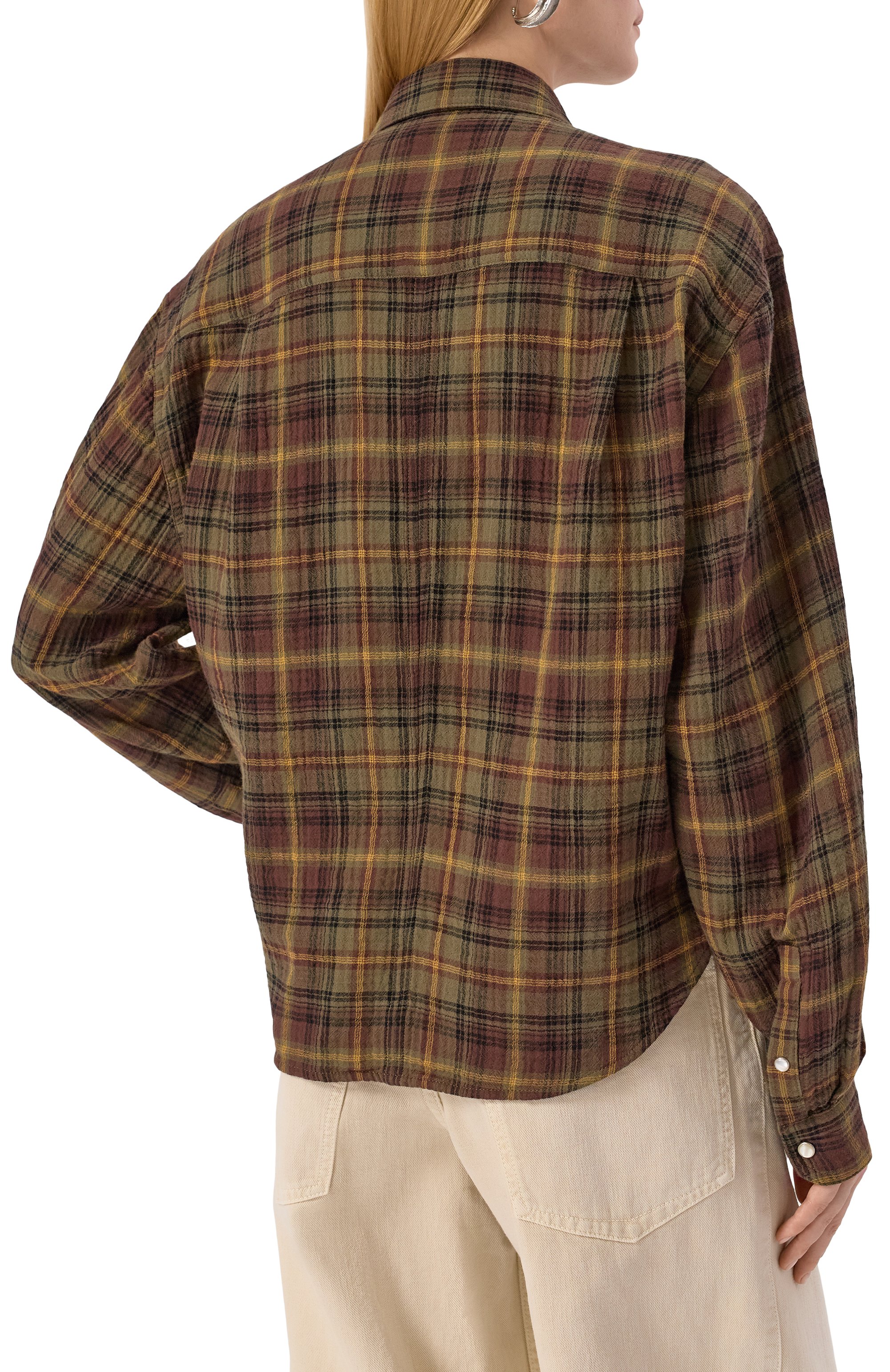 Хлопковая рубашка ISABEL MARANT ETOILE, арт. 25PCH0131FC/C1I03E, фото 4