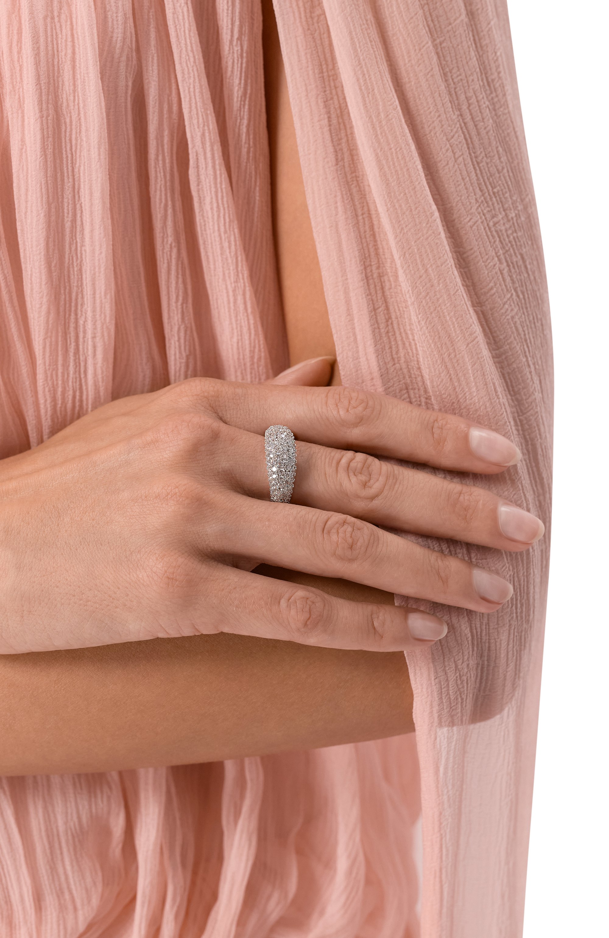 Кольцо sublima SWAROVSKI серебряного цвета по цене 21400 руб., арт. 5737597, фото 2 Кольцо sublima SWAROVSKI, арт. 5737597, фото 2