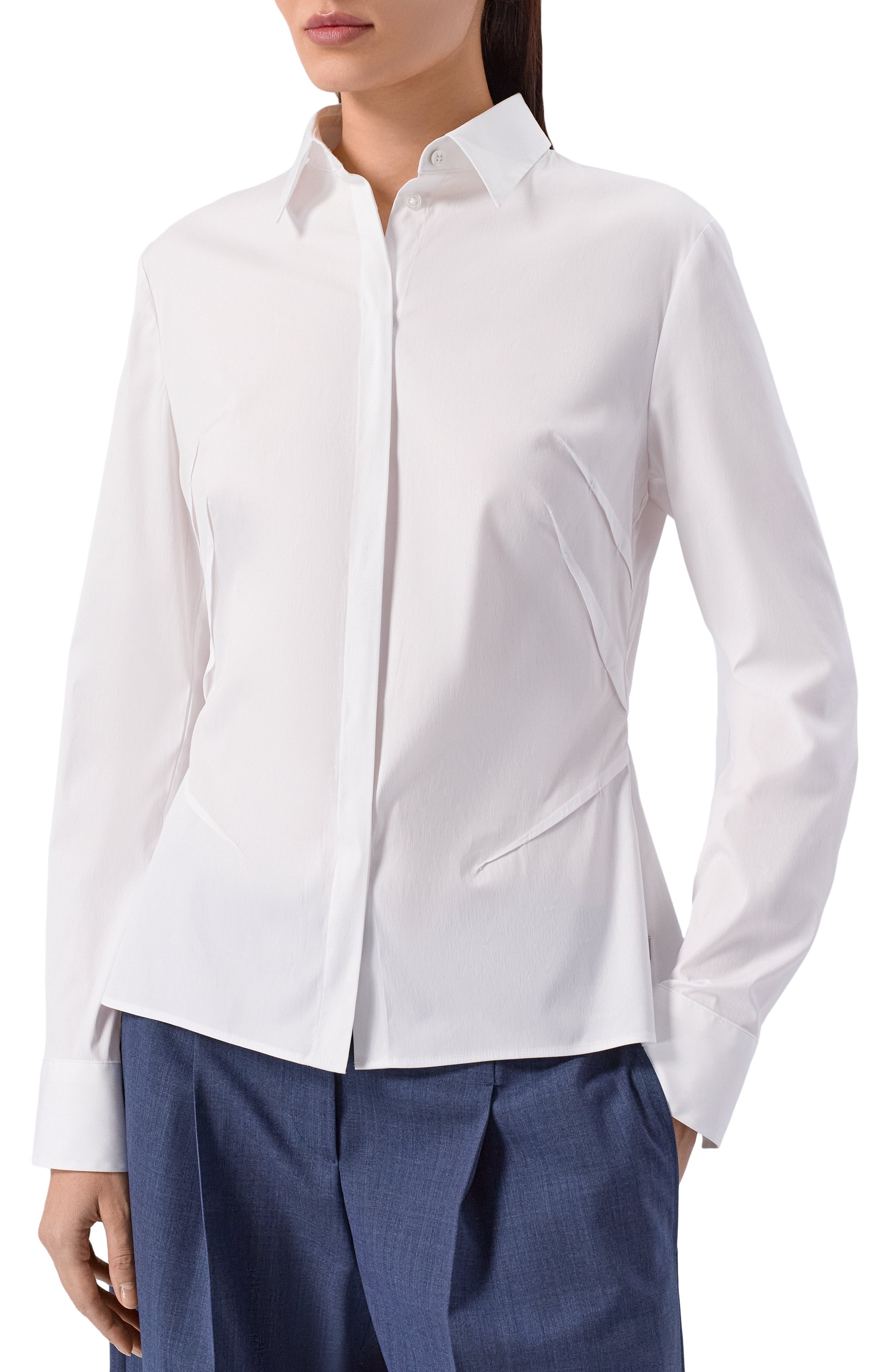 Хлопковая рубашка BOSS, арт. 50553701, фото 3