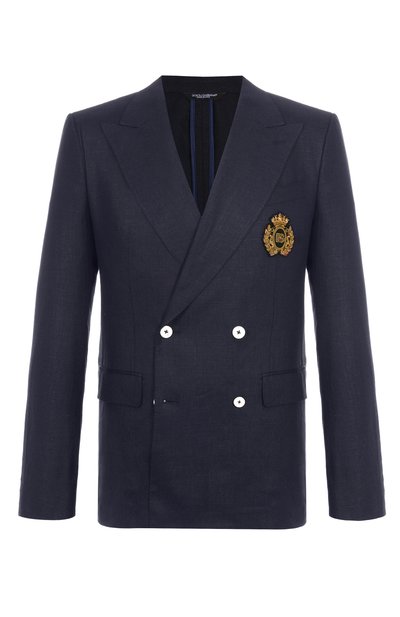 Мужской льняной пиджак DOLCE & GABBANA, арт. G2TJ2Z/FU4K6