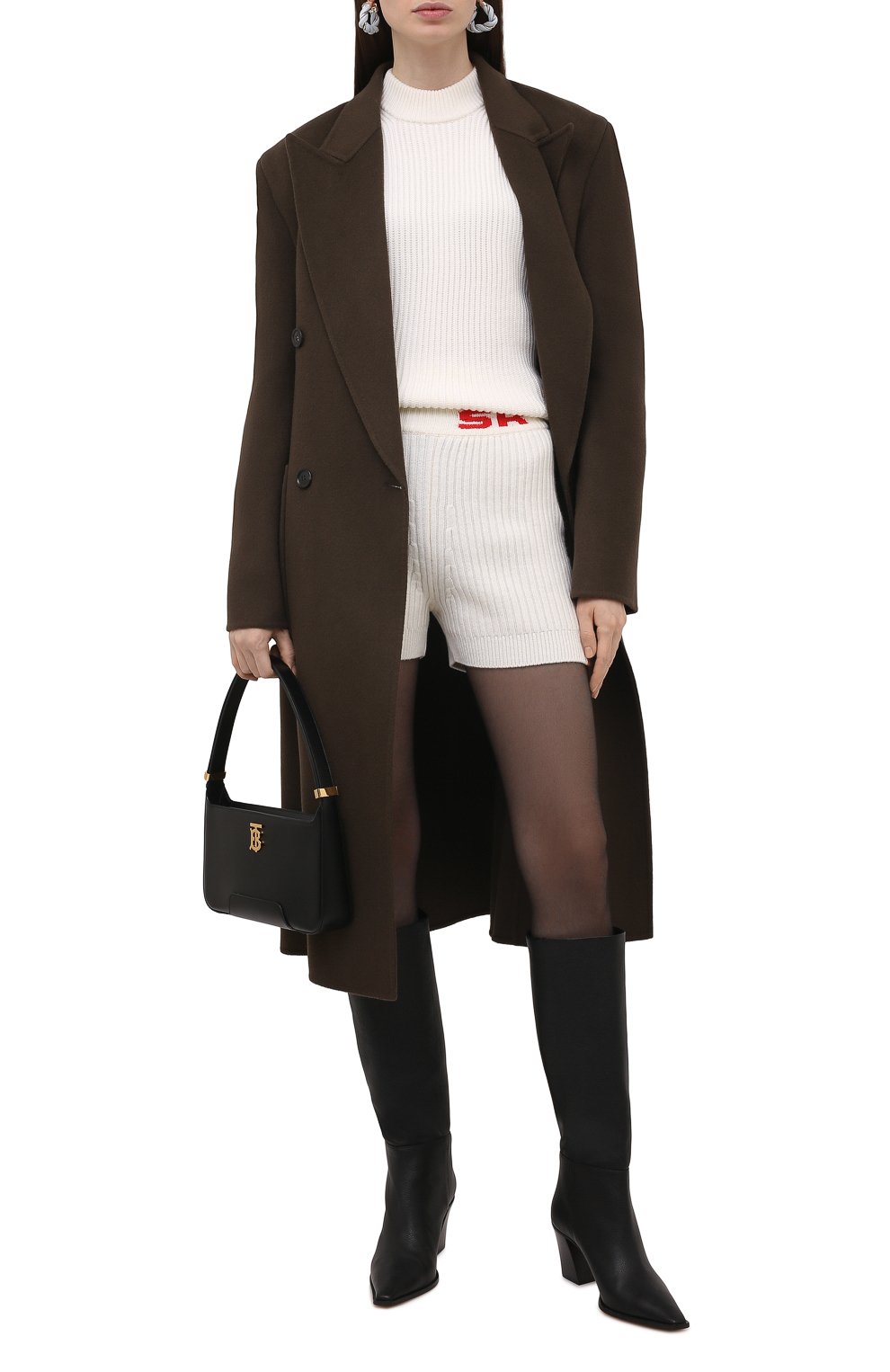 Шерстяные шорты SONIA RYKIEL кремового цвета по цене 42750 руб., арт. 121HP082-DF, фото 2 Шерстяные шорты SONIA RYKIEL, арт. 121HP082-DF, фото 2