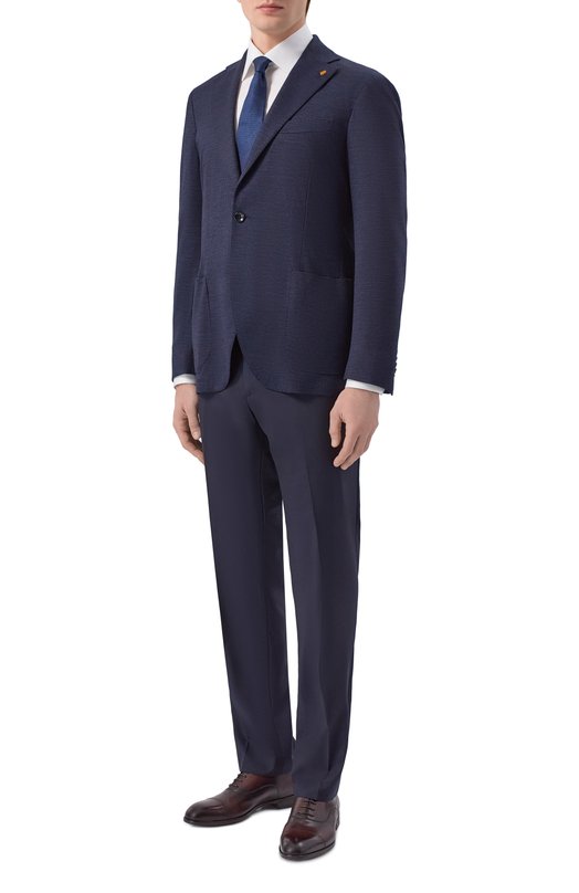 Однобортный пиджак Sartoria Latorre JD74/JJ204 Синий  JD74/JJ204 Фото 3