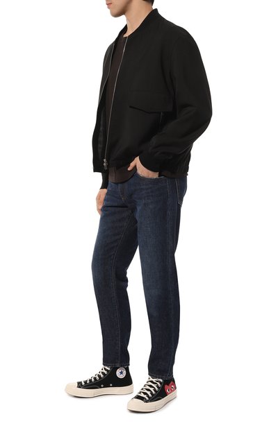 Текстильные кеды comme des garcons play x converse COMME DES GARCONS PLAY, арт. 150204, фото 2