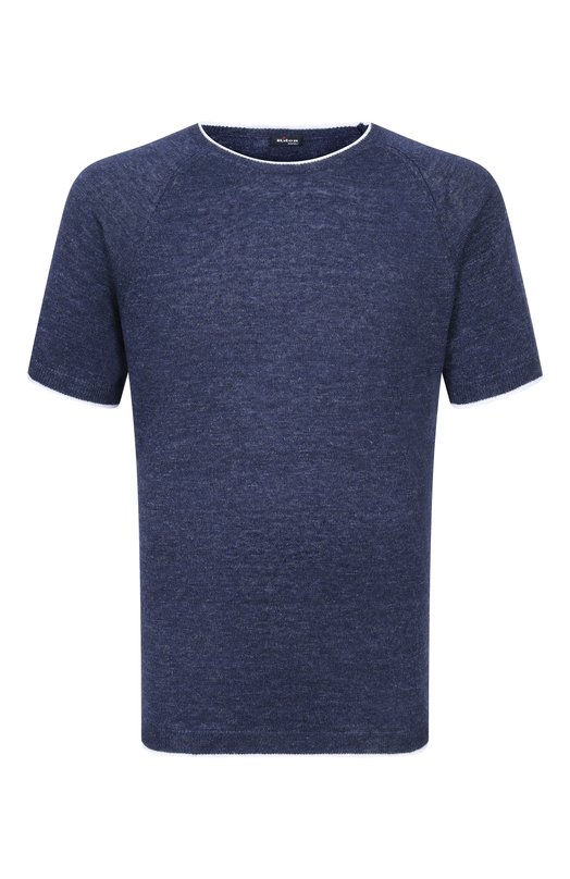 Льняной джемпер Kiton UMK0981 Синий UMK0981