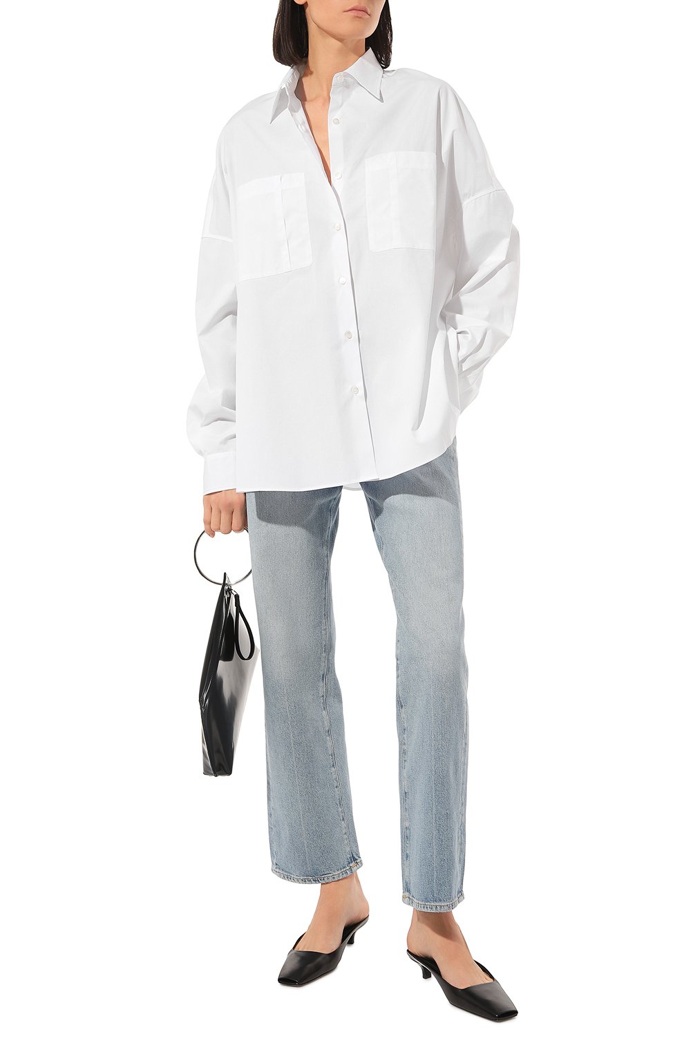 Хлопковая рубашка DRIES VAN NOTEN, арт. 231-010706-6321, фото 2