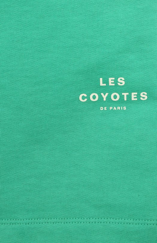 Хлопковые шорты Les Coyotes de Paris Зелёный, фото 3