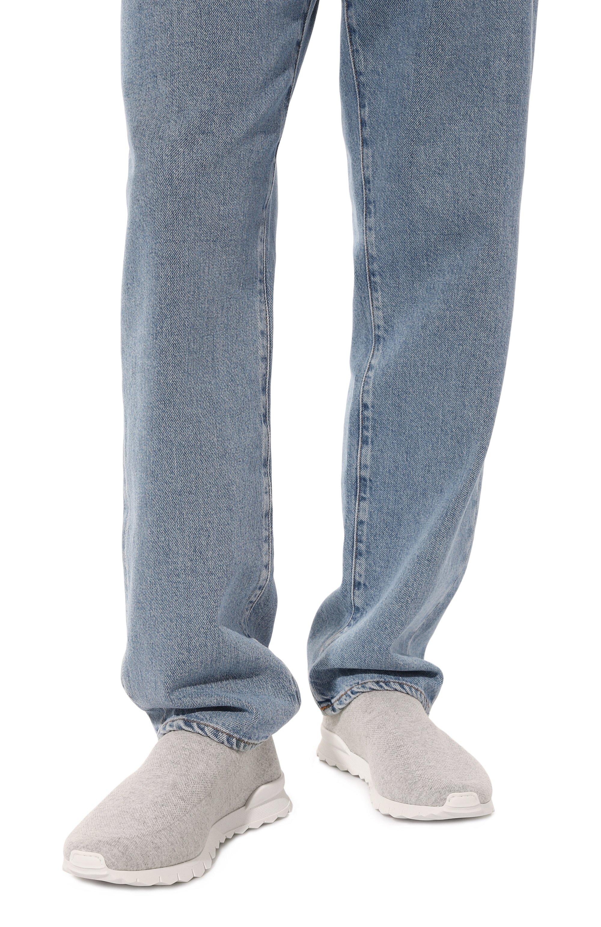 Текстильные кроссовки KITON, арт. USSA089N001046, фото 3