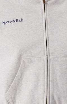 Хлопковая толстовка sporty & rich x la dodgers SPORTY AND RICH, арт. ST068627666GY03, фото 5