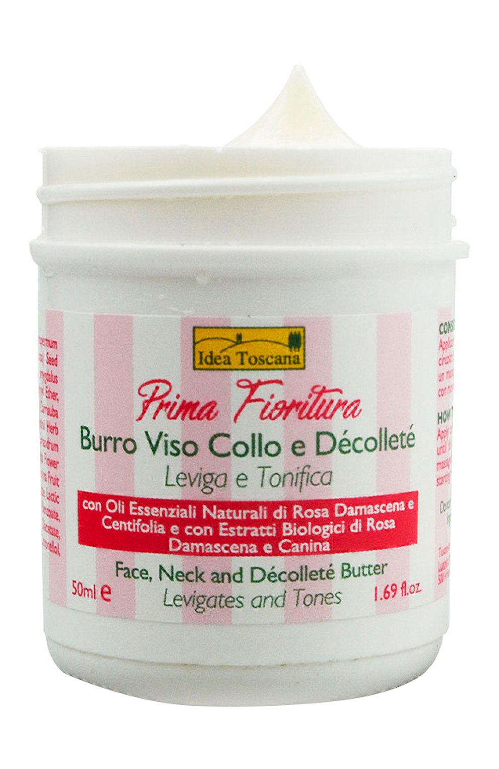 Увлажняющий нежный крем для лица и шеи prima fioritura (50ml) IDEA TOSCANA бесцветного цвета по цене 3680 руб., арт. 430140, фото 1 Увлажняющий нежный крем для лица и шеи prima fioritura (50ml) IDEA TOSCANA, арт. 430140, фото 1