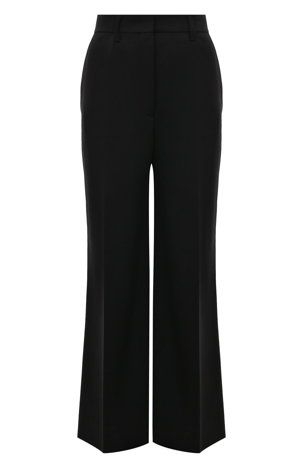 Шерстяные брюки PRADA черного цвета по цене 125000 руб., арт. P283EC-1XMX-F0002-212, фото 1 Шерстяные брюки PRADA, арт. P283EC-1XMX-F0002-212, фото 1