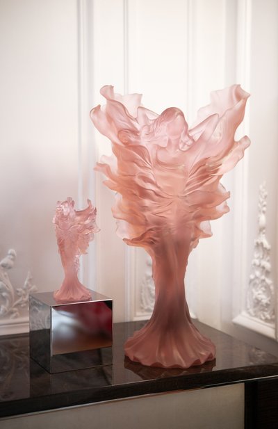 Ваза poetique для одного цветка DAUM розового цвета по цене 214000 руб., арт. 05852, фото 4 Ваза poetique для одного цветка DAUM, арт. 05852, фото 4