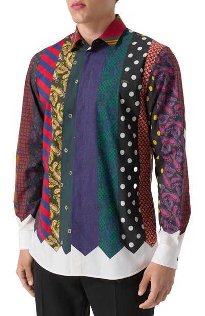 Хлопковая рубашка MOSCHINO, арт. A0234/5255, фото 3