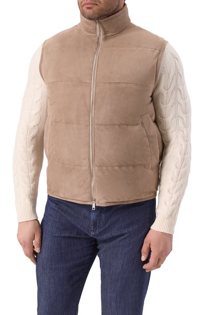 Замшевый жилет ZEGNA, арт. E184/UEPVMA8, фото 3