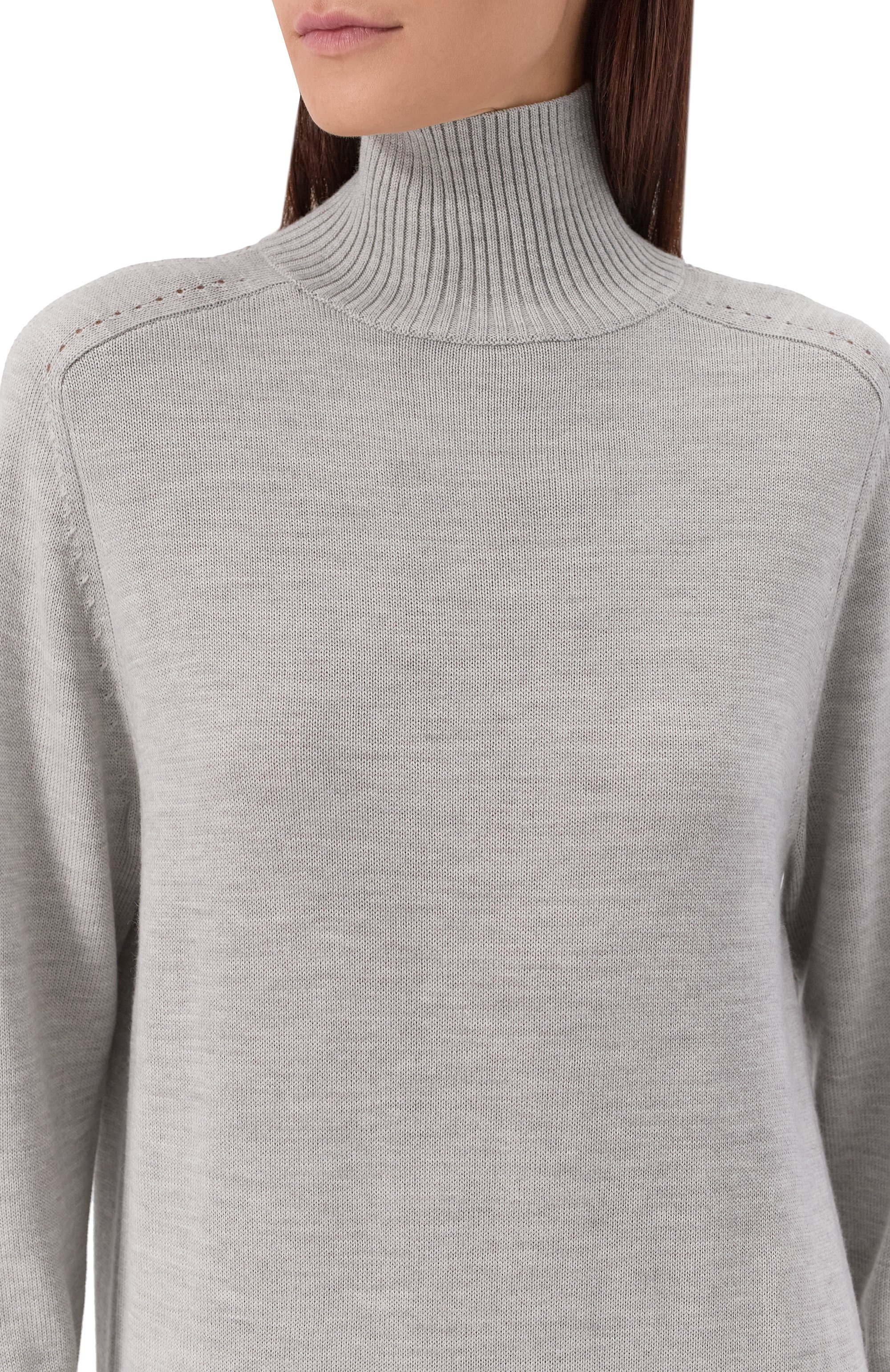 Платье BOSS ORANGE серого цвета по цене 24750 руб., арт. 50548961, фото 5 Платье BOSS ORANGE, арт. 50548961, фото 5