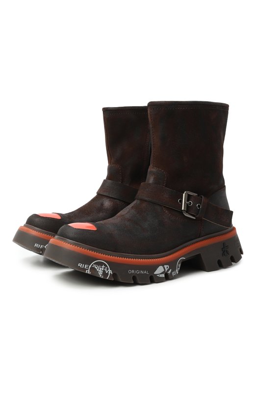 Замшевые ботинки Camden Premiata CAMDEN/VAR 467 Коричневый CAMDEN/VAR 467