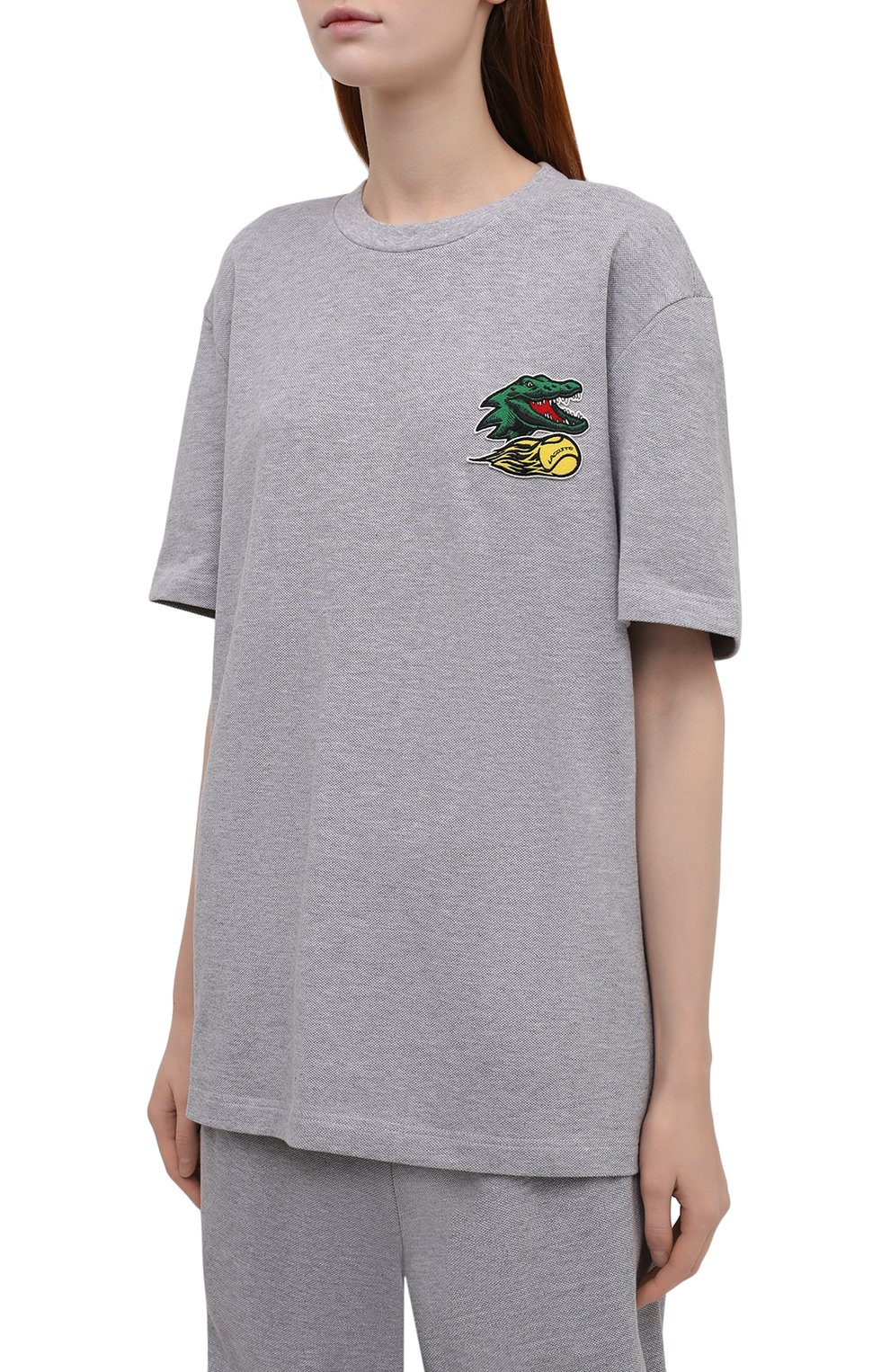 Хлопковая футболка LACOSTE, арт. TH7990CCA, фото 3