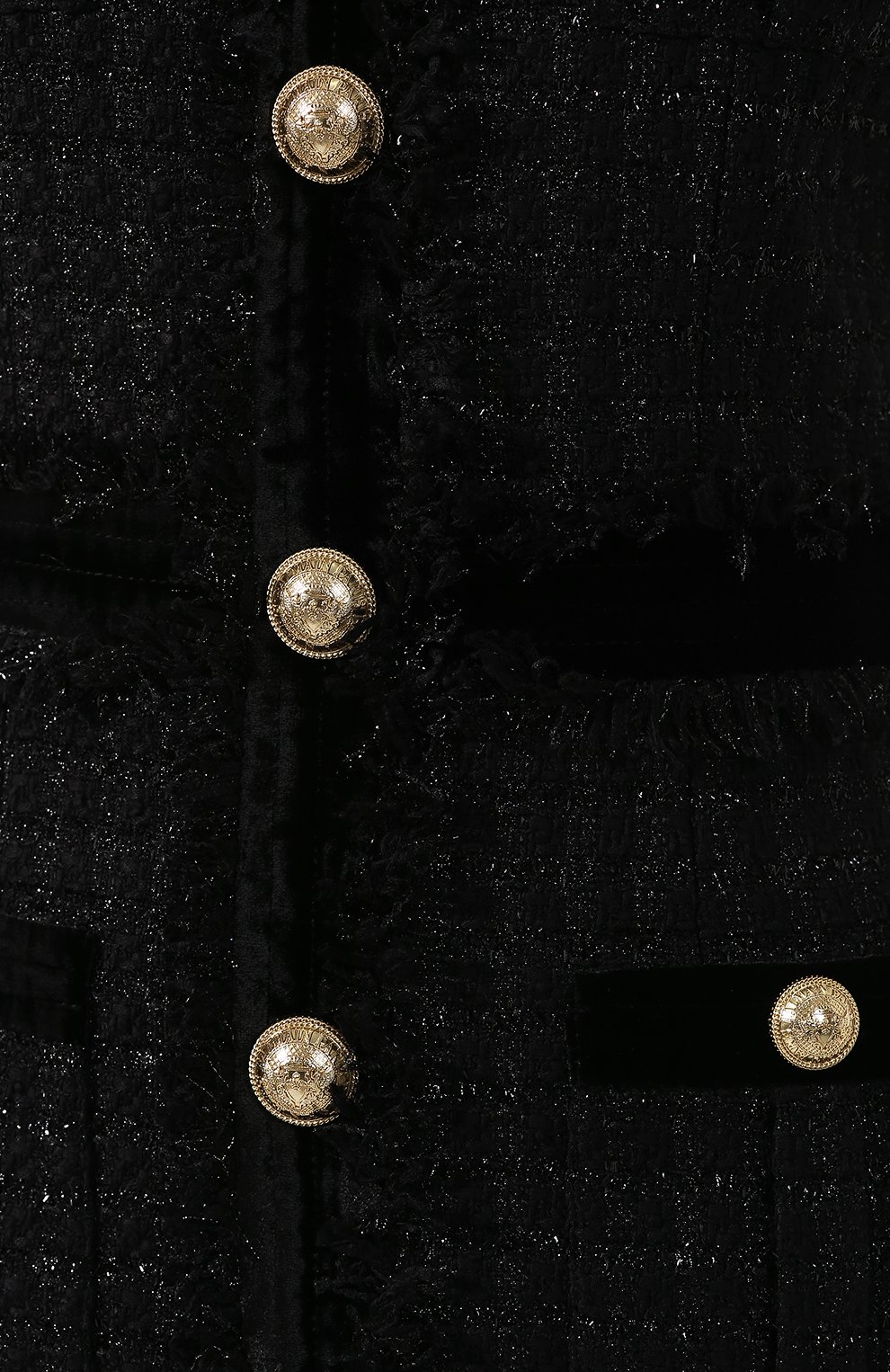 Платье BALMAIN черного цвета по цене 238500 руб., арт. SF16150/226C, фото 5 Платье BALMAIN, арт. SF16150/226C, фото 5
