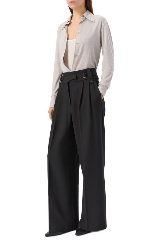 Рубашка из вискозы Aya Muse AMSS2561 Серый  AMSS2561 Фото 2