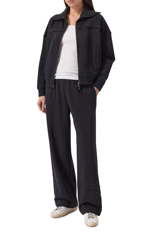 Хлопковые брюки Zadig and Voltaire JWSP00017 Чёрный  JWSP00017 Фото 2