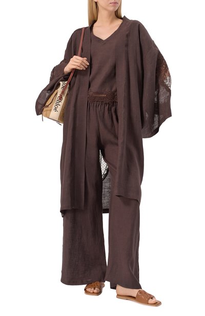 Кимоно изо льна и вискозы MAURIZIO, арт. W07010679, фото 2