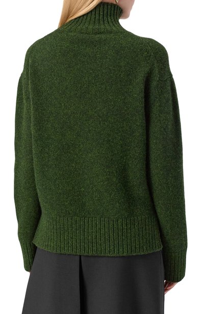 Кашемировый свитер MVST темно-зеленого цвета по цене 155500 руб., арт. MKNSW038/ME24082, фото 4 Кашемировый свитер MVST, арт. MKNSW038/ME24082, фото 4