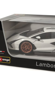 Детского коллекционная машинка lamborghini sian fkp 37 1:18 BBURAGO белого цвета, арт. 18-11046 WT | Фото 4 (Региональные ограничения белый список (Axapta Mercury): Не проставлено; Нос: Не проставлено; Игрушки: Машинки - гоночные)