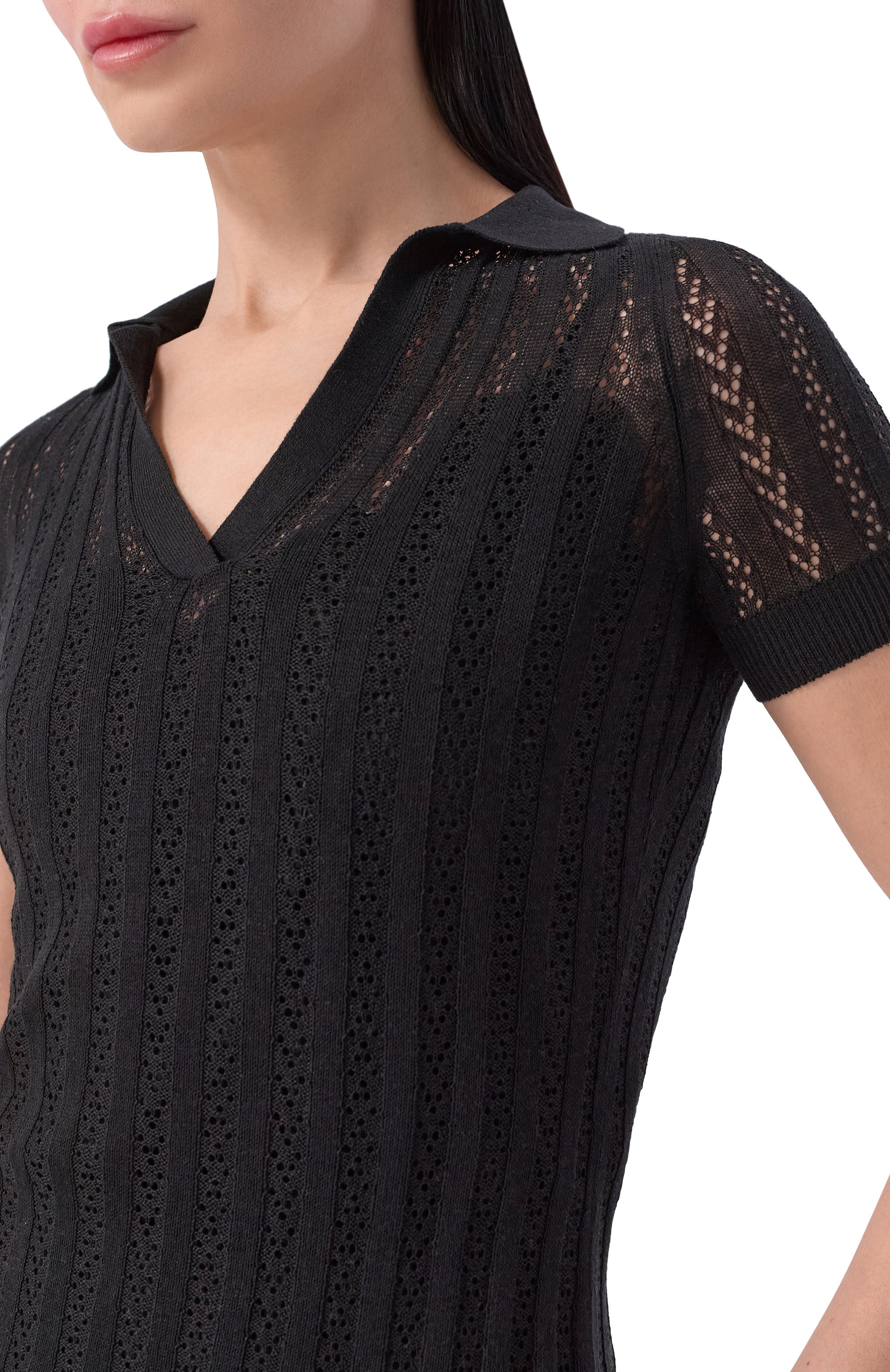 Поло из шелка и хлопка MVST, арт. M26.CSW.K432/G0NG, фото 5