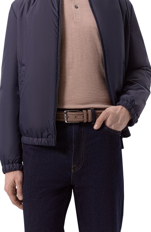 Замшевый ремень Canali 50C/KB00500 Бежевый  50C/KB00500 Фото 2