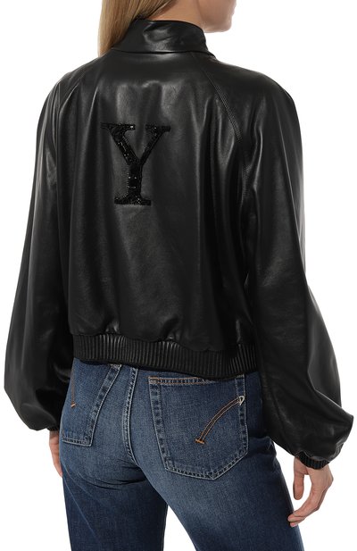 Кожаный бомбер YANINA, арт. 0-2594, фото 4